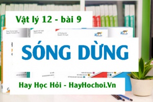 Sóng dừng là gì? Điều kiện để có sóng dừng, Khoảng cách giữa nút và bụng của sóng - Vật lý 12 bài 9